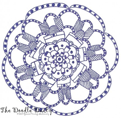 The Doodle in Blue